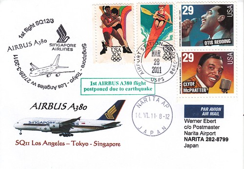V47 erstflugpost singapore - [v47],